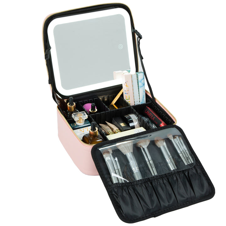 LED Mirror MakeUp Bag